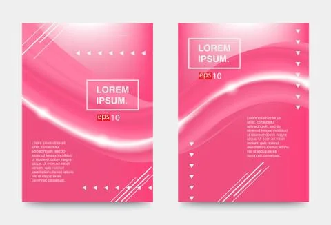 Fluid Poster Stock Illustration