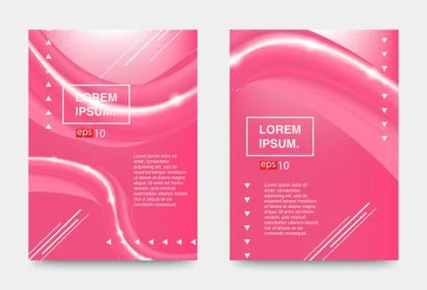 Fluid Poster Stock Illustration