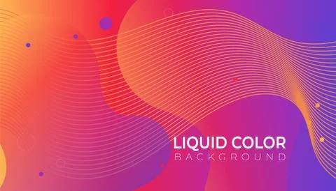 Fluid promotion gradient shapes composition Stockillustratie