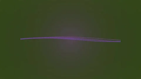 Fluid purple dot animations create a mesmerizing abstract motion graphic Stock Footage 325768760