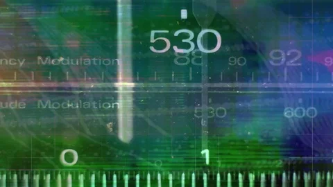 Fluid radio dial Stock-Footage 82251213