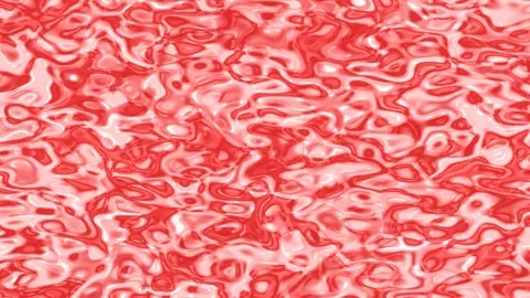Fluid Red Abstract Surface Motioning In A Bright Studio Setting Stock Footage 327602544