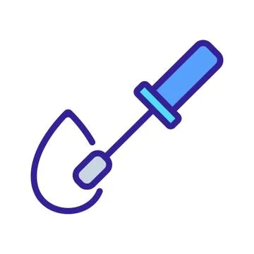 Fluid sampling icon vector outline illustration 스톡 일러스트
