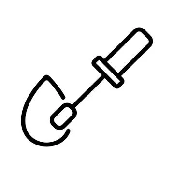 Fluid sampling icon vector outline illustration Stock Illustration