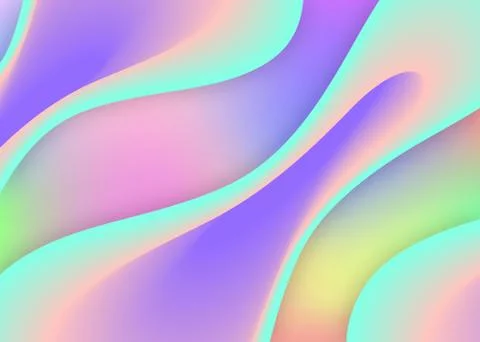 Fluid shape background with liquid dynamic elements. Stock Illustration