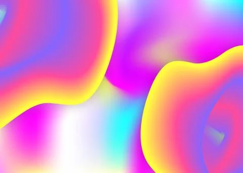 Fluid shape background with liquid dynamic elements. Illustrazione stock