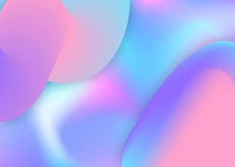 Fluid shape background with liquid dynamic elements. Stock Illustration