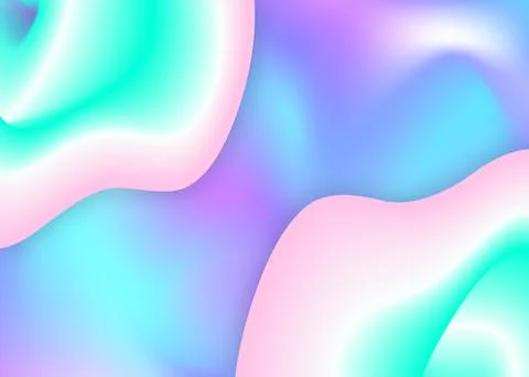 Fluid shape background with liquid dynamic elements. Illustrazione stock