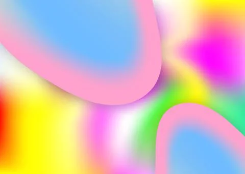 Fluid shape background with liquid dynamic elements. Stock Illustration