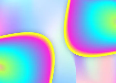 Fluid shape background with liquid dynamic elements. Illustrazione stock