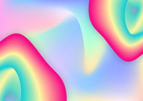 Fluid shape background with liquid dynamic elements. Stock Illustration