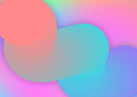 Fluid shape background with liquid dynamic elements. Stock Illustration