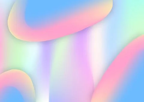 Fluid shape background with liquid dynamic elements. Illustrazione stock