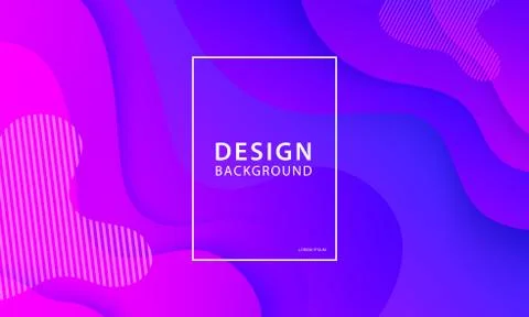 Fluid shape banner design background. Liquid geometric gradient template. Stock Illustration