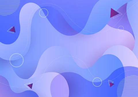 Fluid shape color gradient abstract background Stock Illustration