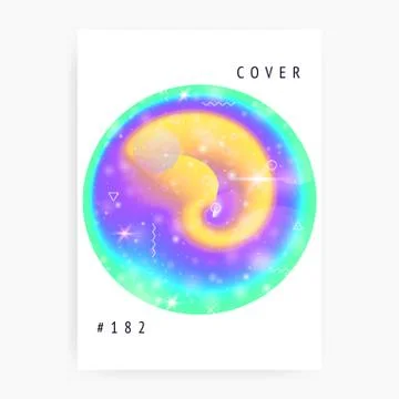 Fluid shape with dynamic elements. 스톡 일러스트