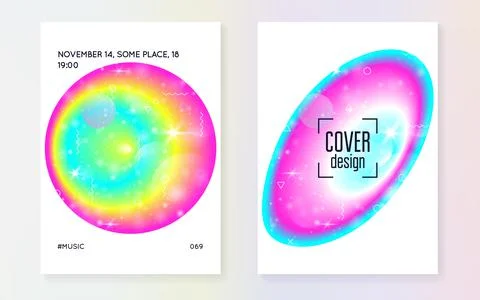 Fluid shape with dynamic elements. Illustrazione stock