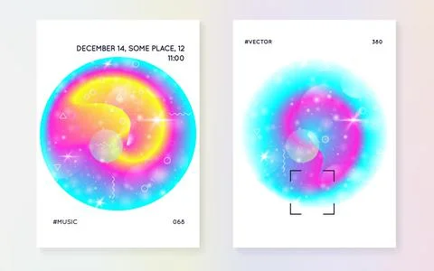 Fluid shape with dynamic elements. Stock Illustration