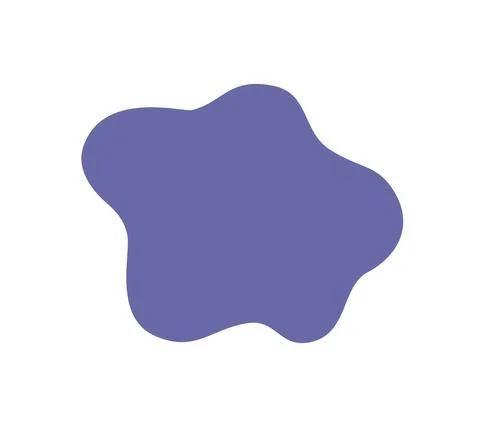 Fluid shape vector illustration isolated on white Stock Illustration