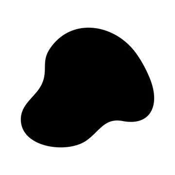 Fluid shape vector illustration isolated on white Stock Illustration