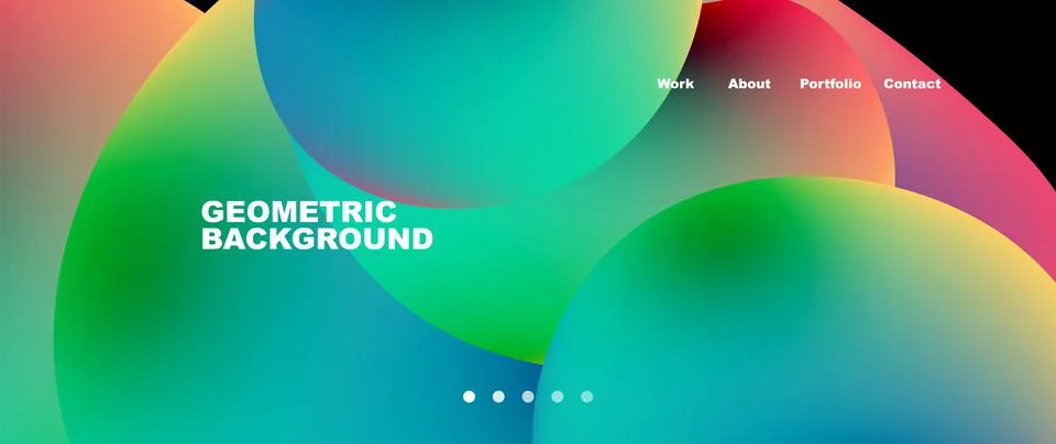 Fluid shapes vector abstract background Stock Illustration