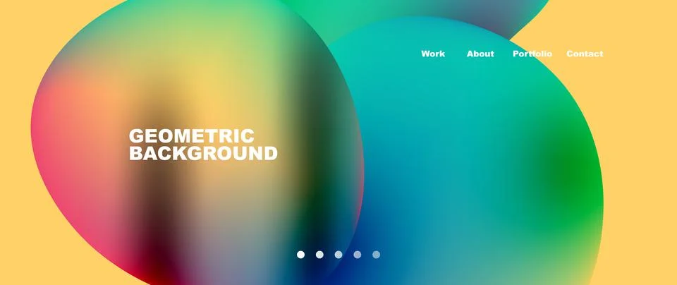 Fluid shapes vector abstract background 스톡 일러스트