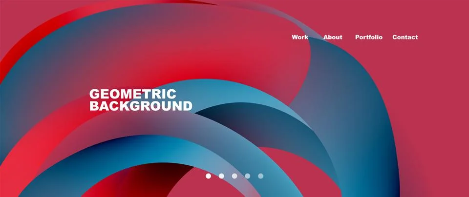 Fluid shapes vector abstract background イラスト素材