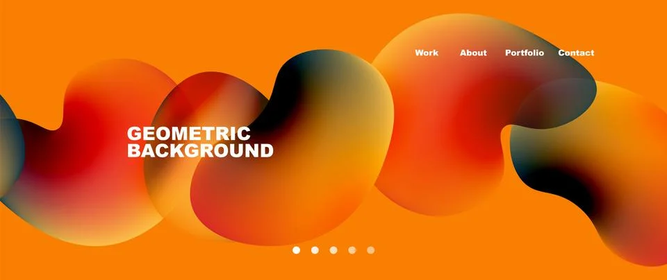 Fluid shapes vector abstract background イラスト素材