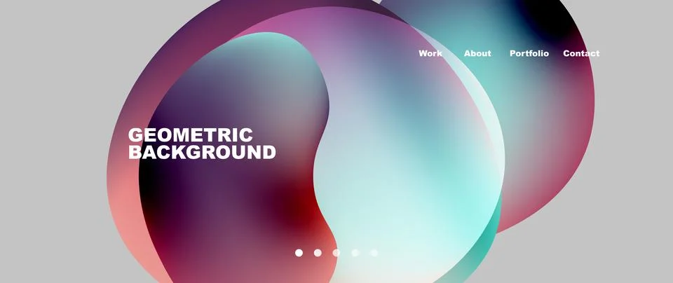 Fluid shapes vector abstract background イラスト素材