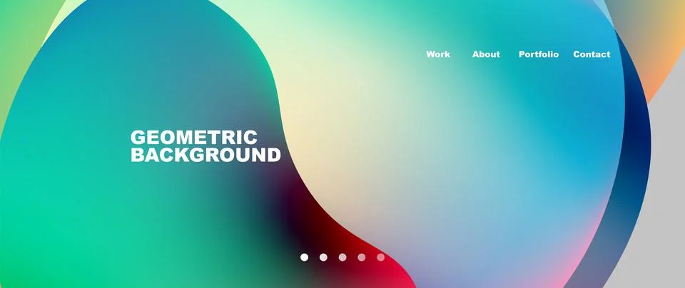 Fluid shapes vector abstract background イラスト素材