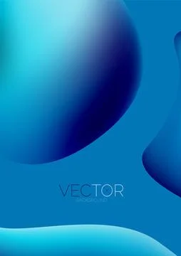 Fluid shapes vertical wallpaper background. Vector illustration for banner Stockillustratie