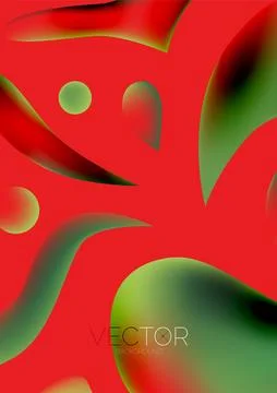 Fluid shapes vertical wallpaper background. Vector illustration for banner Stockillustratie