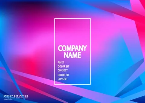 Fluid shapes. Wavy liquid background. Bright abstract backdrop concept. Trend Stock Illustration