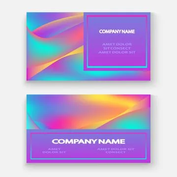 Fluid shapes. Wavy liquid background. Bright abstract backdrop concept. Trend Stock Illustration
