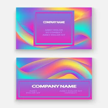 Fluid shapes. Wavy liquid background. Bright abstract backdrop concept. Trend Stock Illustration