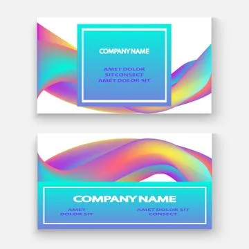 Fluid shapes. Wavy liquid background. Bright abstract backdrop concept. Trend Stock Illustration