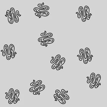 Fluid smell vector seamless pattern 스톡 일러스트