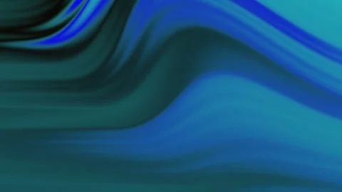 Fluid teal blue curves flow in abstract design perfect for backgrounds Stock Footage 292653987
