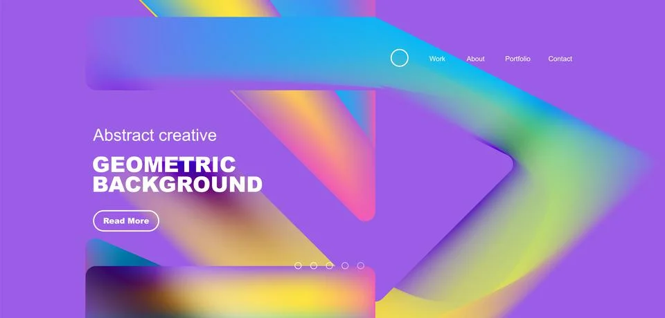 Fluid triangles minimal abstract background. Techno or business concept, pattern 스톡 일러스트