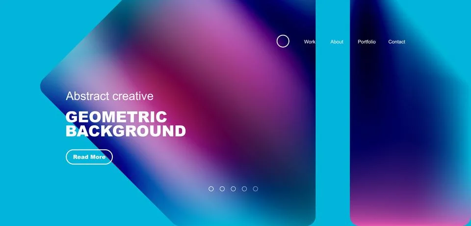 Fluid triangles minimal abstract background. Techno or business concept, pattern Stock Illustration