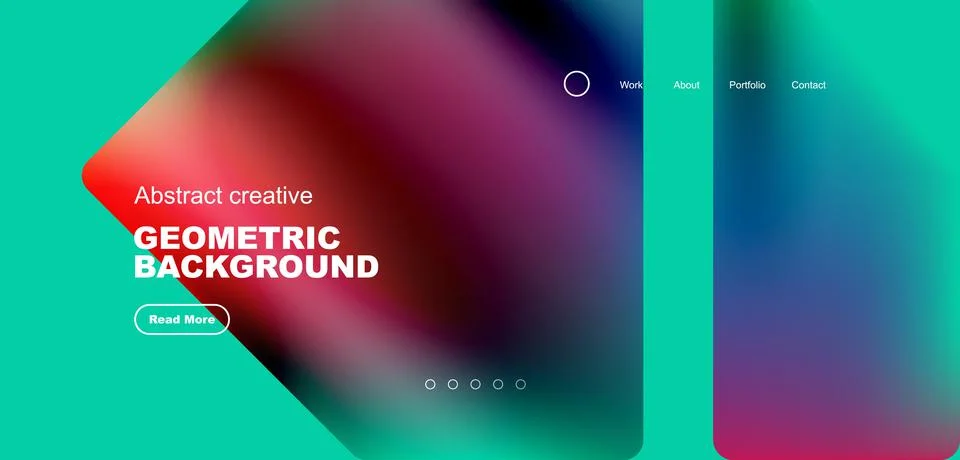 Fluid triangles minimal abstract background. Techno or business concept, pattern 스톡 일러스트