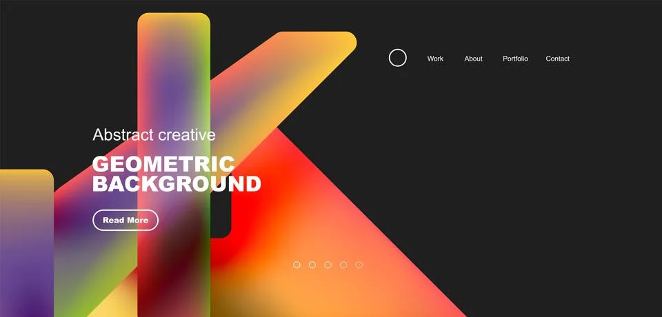 Fluid triangles minimal abstract background. Techno or business concept, pattern 스톡 일러스트