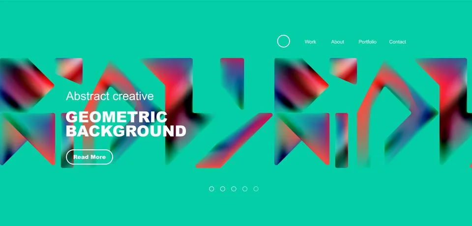 Fluid triangles minimal abstract background. Techno or business concept, pattern 스톡 일러스트