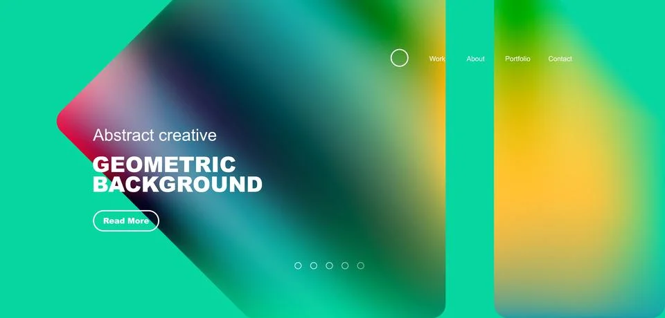 Fluid triangles minimal abstract background. Techno or business concept, pattern Stock Illustration
