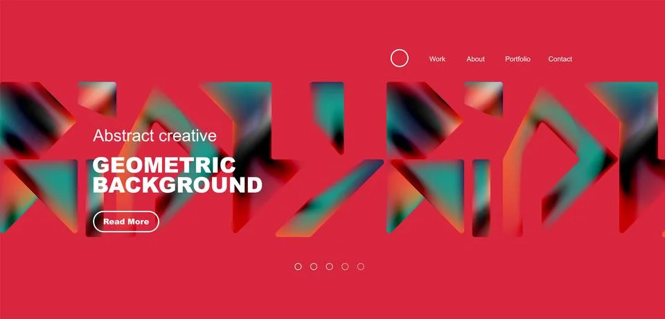 Fluid triangles minimal abstract background. Techno or business concept, pattern Stock Illustration