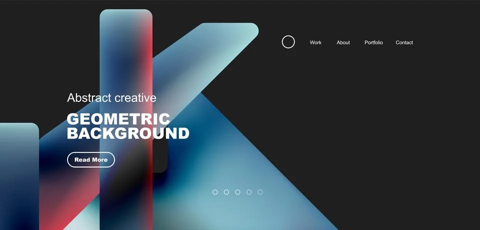 Fluid triangles minimal abstract background. Techno or business concept, pattern Illustrazione stock