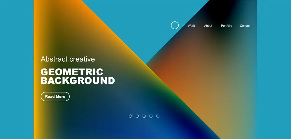 Fluid triangles minimal abstract background. Techno or business concept, pattern Stock Illustration