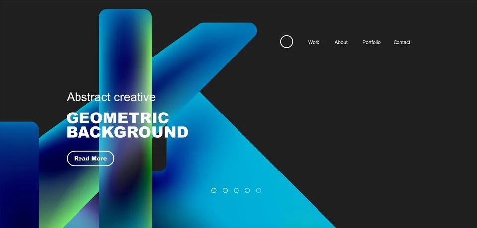 Fluid triangles minimal abstract background. Techno or business concept, pattern Stock Illustration