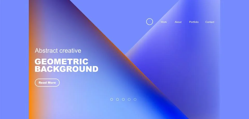 Fluid triangles minimal abstract background. Techno or business concept, pattern Illustrazione stock