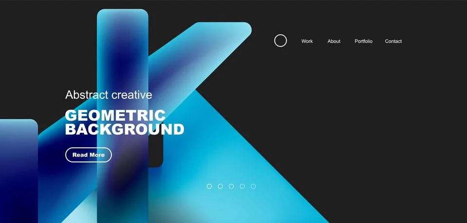 Fluid triangles minimal abstract background. Techno or business concept, pattern Stock Illustration